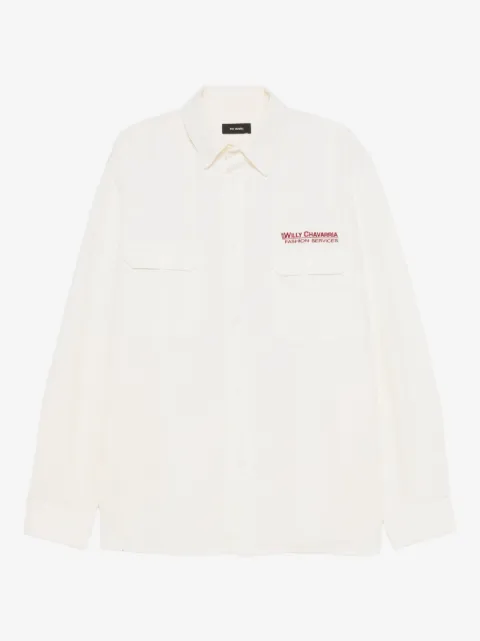 Willy Chavarria logo-print shirt