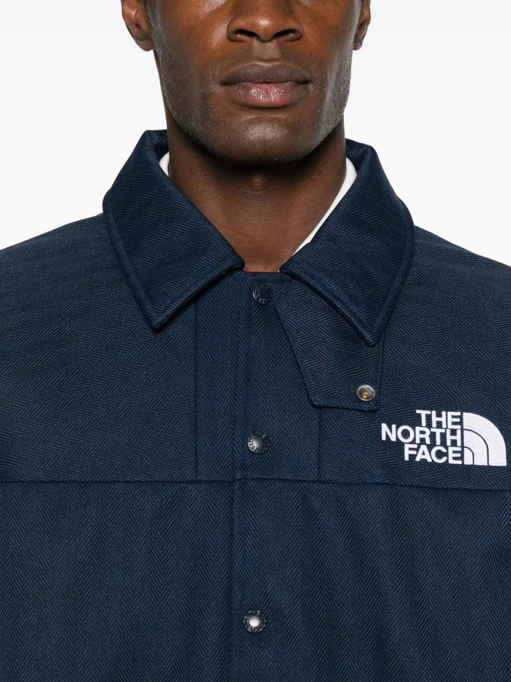The North Face Bomberjack met colourblocking Blauw