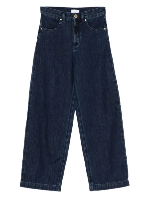 Pinko Kids logo-patch jeans
