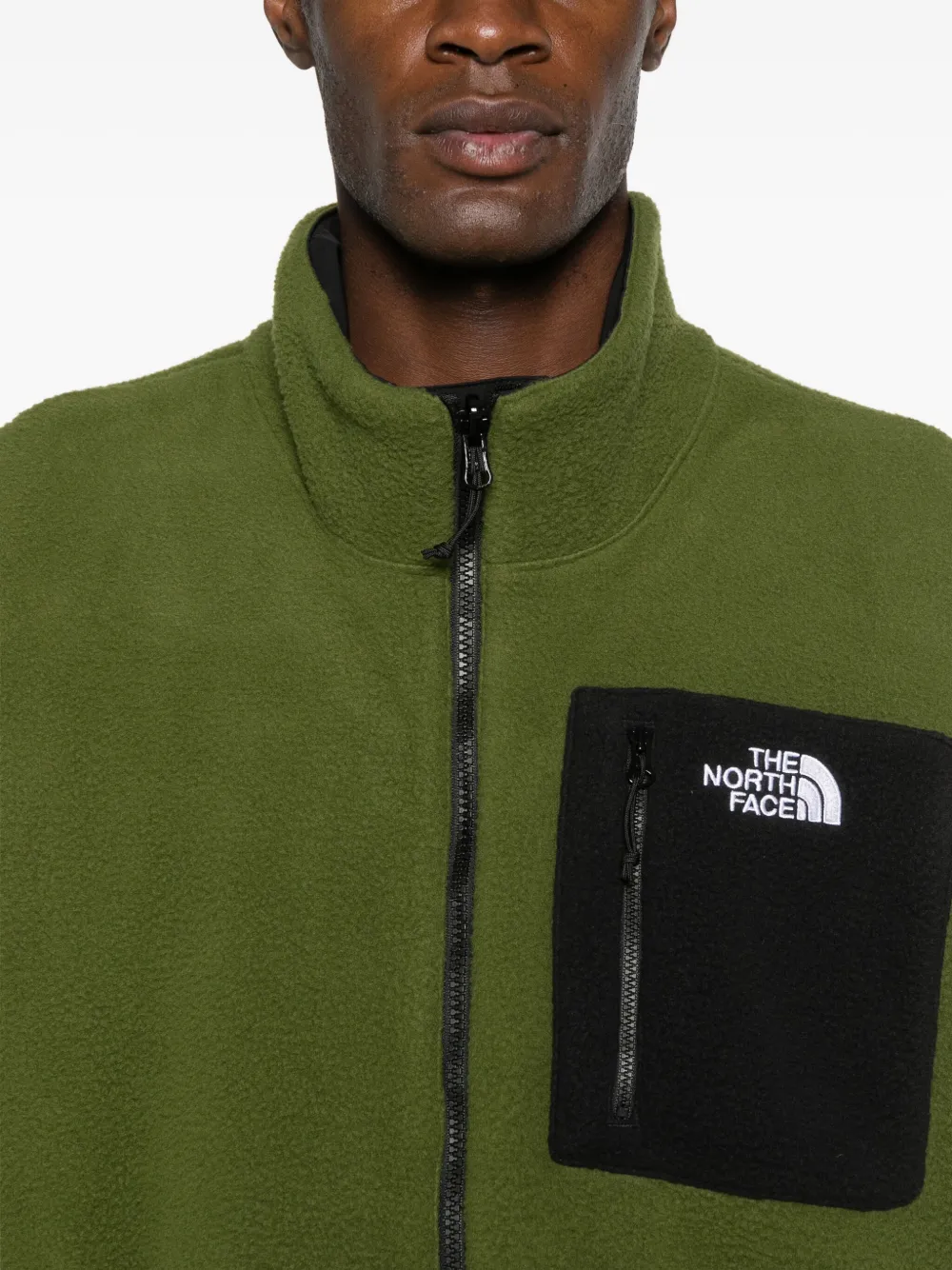 The North Face Jack met opgestikte zak en rits Groen