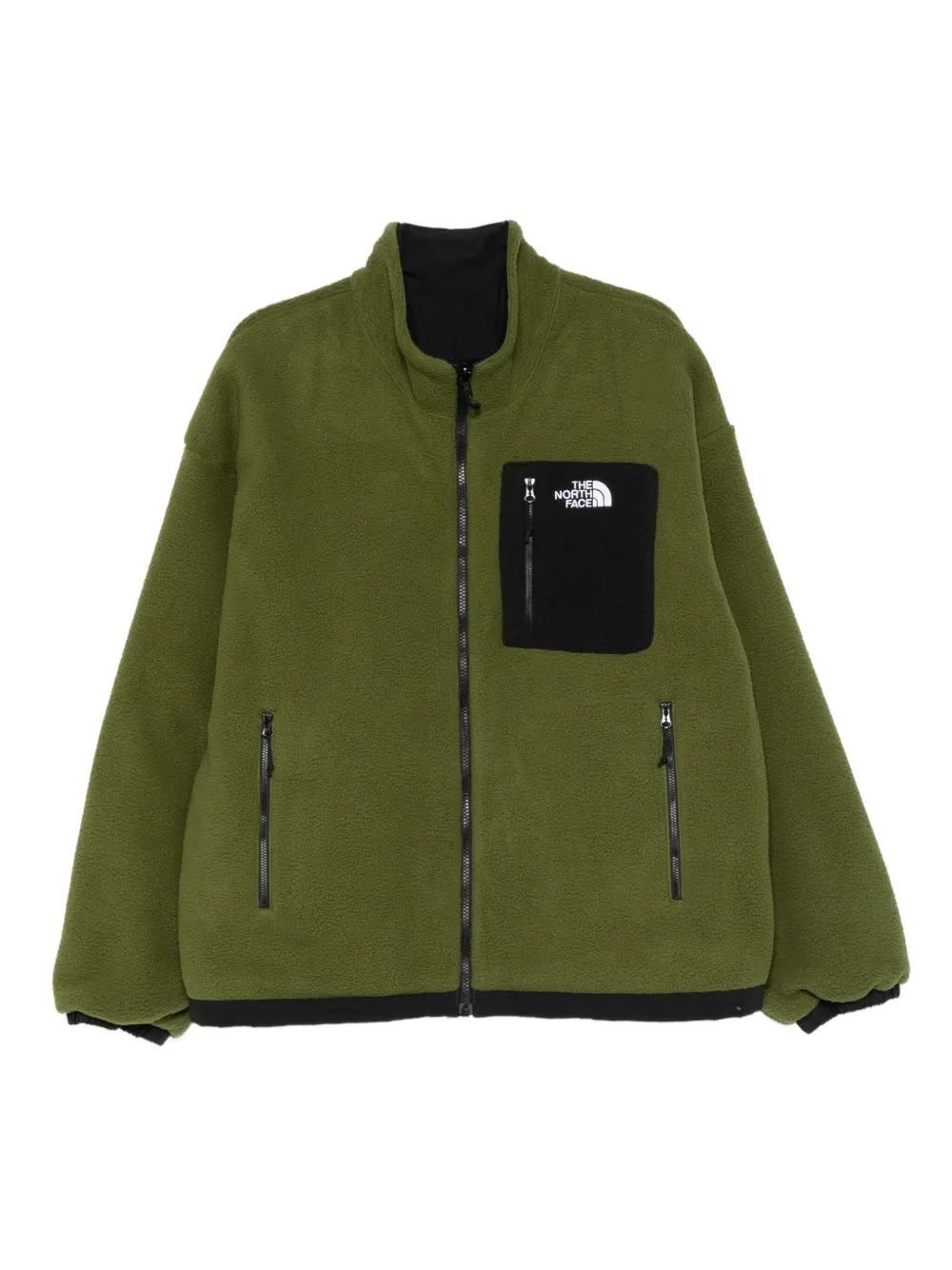 The North Face zip-up patch-pocket jacket | Green | Image 1
