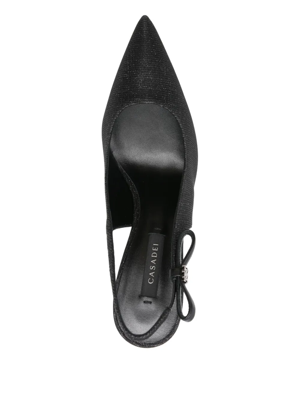 Casadei 100mm Slingback Pumps In Black