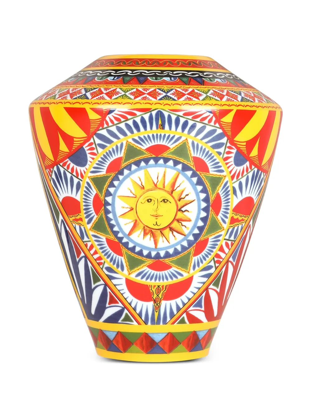 Dolce & Gabbana small sun amphora vase - Geel