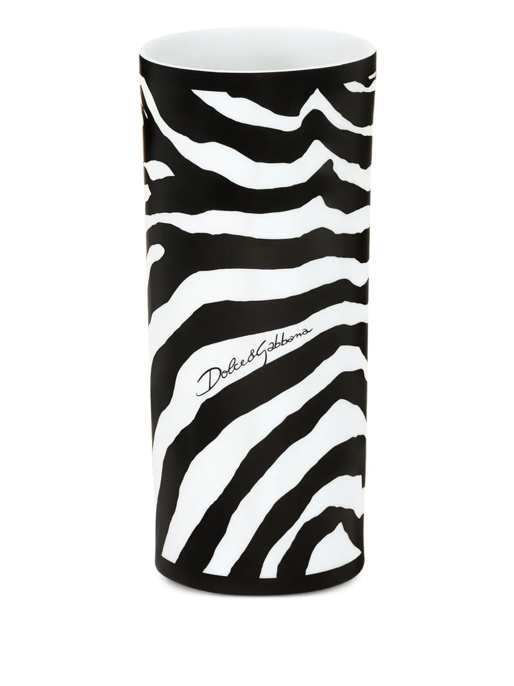 Dolce & Gabbana vase cylindrique à motif zébré (10 cm) | Vases | Image 2