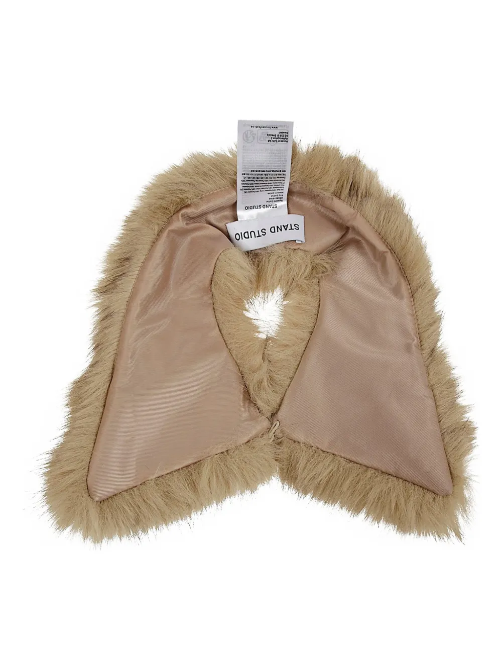 STAND STUDIO faux-fur scarf - Bruin