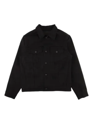 EVISU パッチワーク デニムジャケット | ブラック | FARFETCH JP