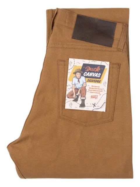 Naked and Famous True Guy selvedge cuffed jeans