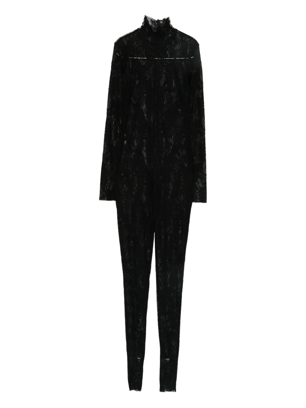 Norma Kamali Tuta High-neck Catsuit In Black