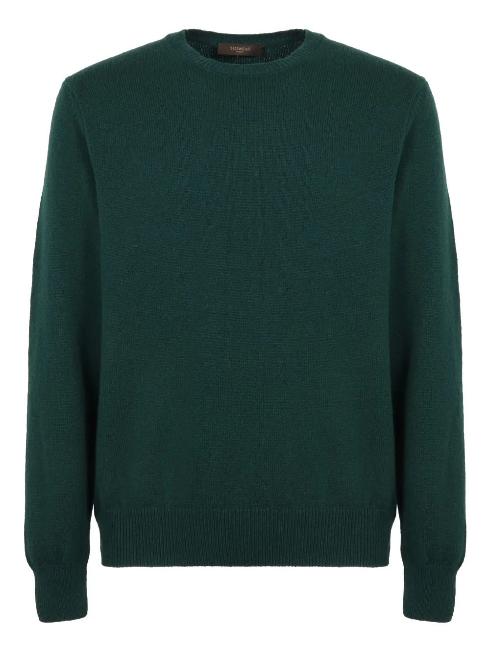 slowear long-sleeve crew-neck sweater | Green | Image 1
