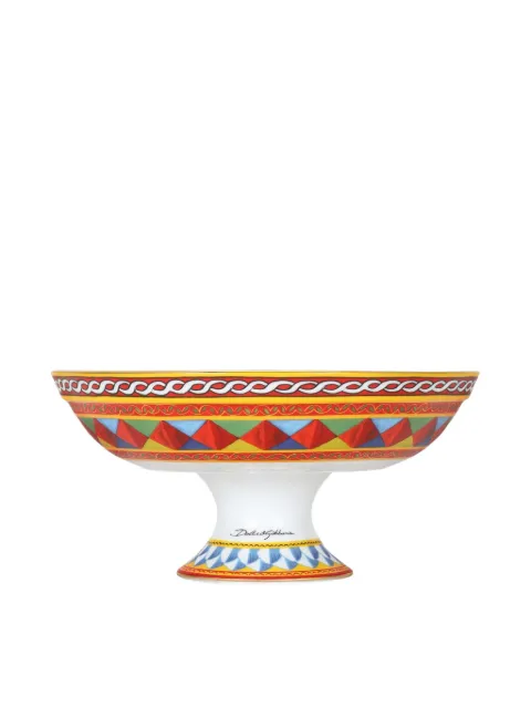 Dolce & Gabbana geometric porcelain fruit bowl (30cm)