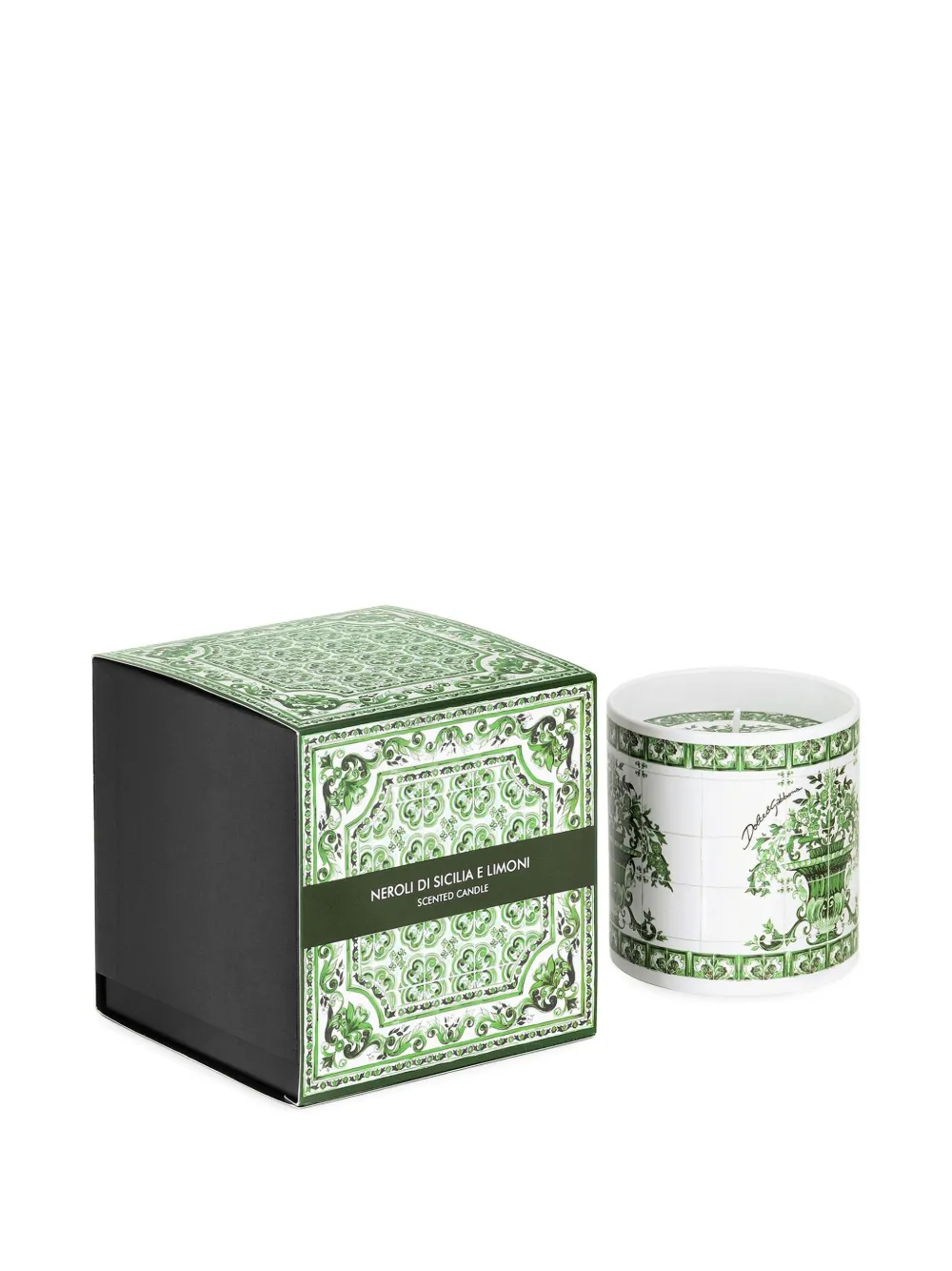 Dolce & Gabbana Sicilian Neroli And Lemon Scented Candle (380g) In White