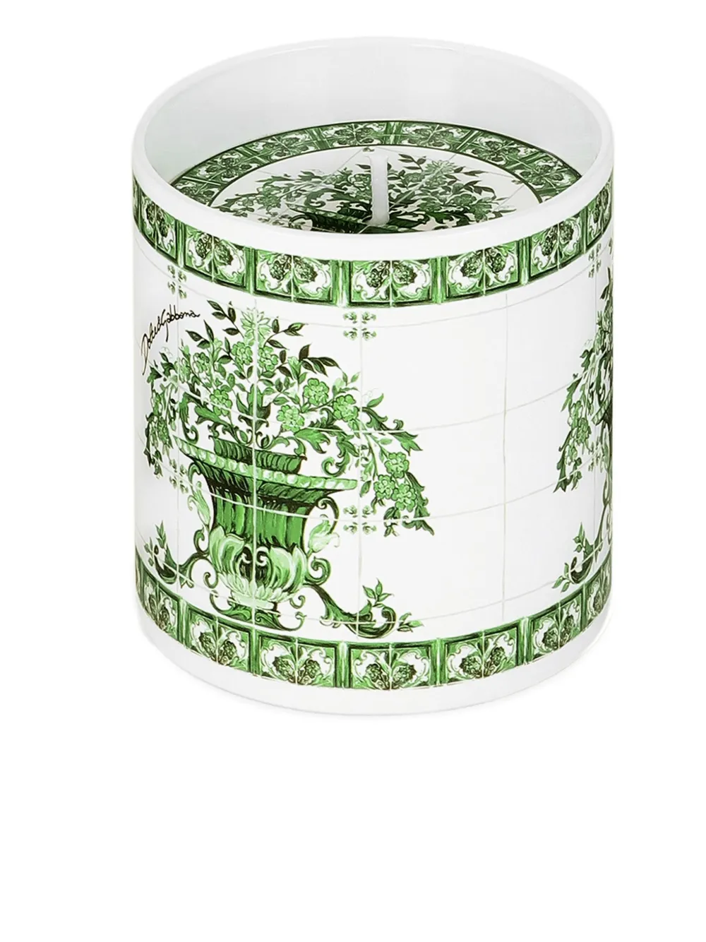 Dolce & Gabbana Sicilian Neroli And Lemon Scented Candle (380g) In White