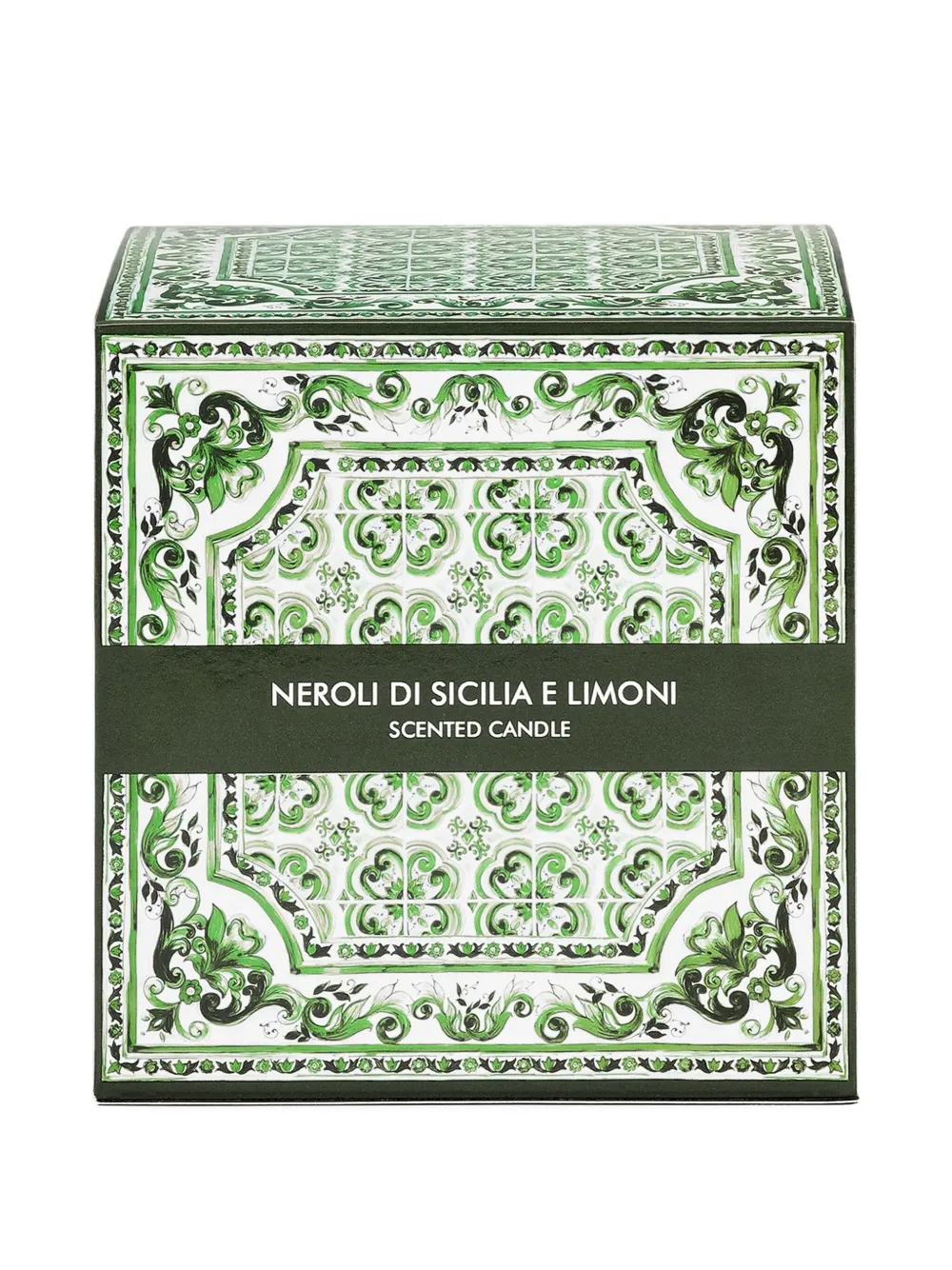 Dolce & Gabbana Sicilian Neroli And Lemon Scented Candle (380g) In White