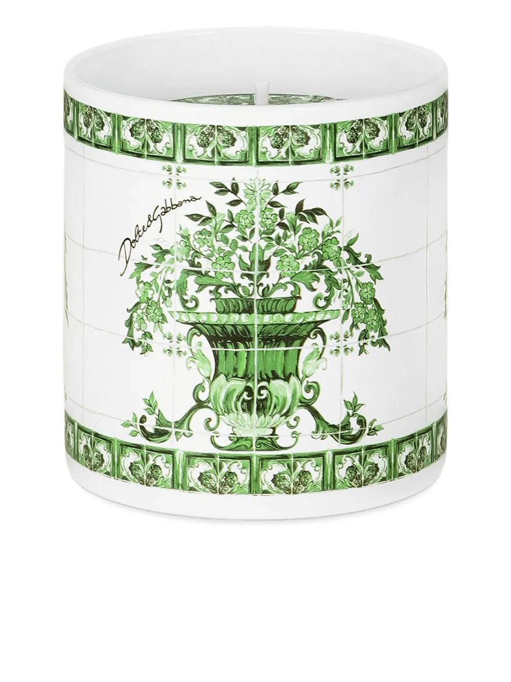 Dolce & Gabbana Sicilian Neroli And Lemon Scented Candle (380g) In White