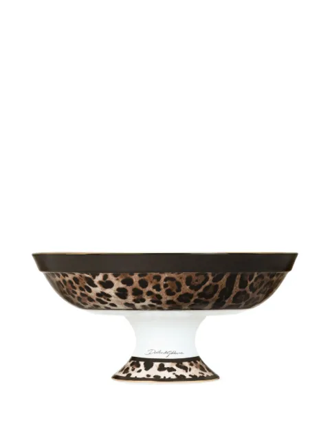 Dolce & Gabbana leopard porcelain fruit bowl (30cm)