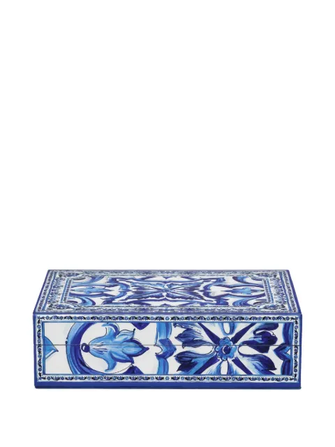 Dolce & Gabbana large decorated trinket box (25cm x 18.5cm)