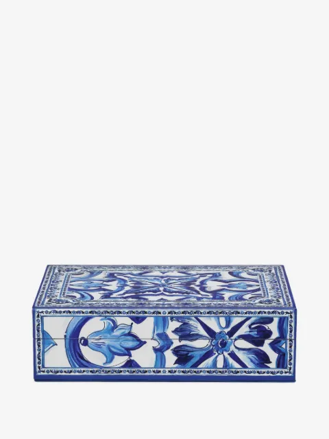Dolce & Gabbana large decorated trinket box (25cm x 18.5cm)