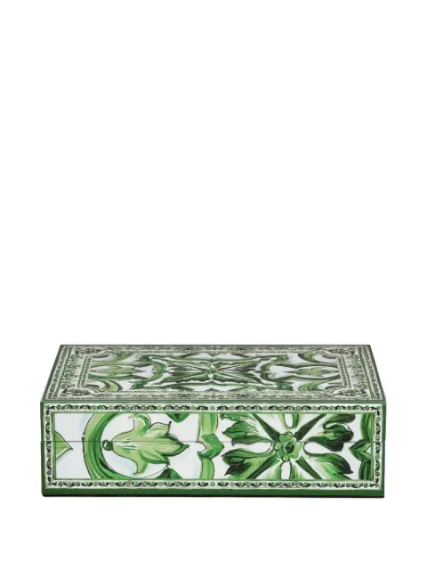 Dolce & Gabbana large decorated trinket box (25cm x 18.5cm)