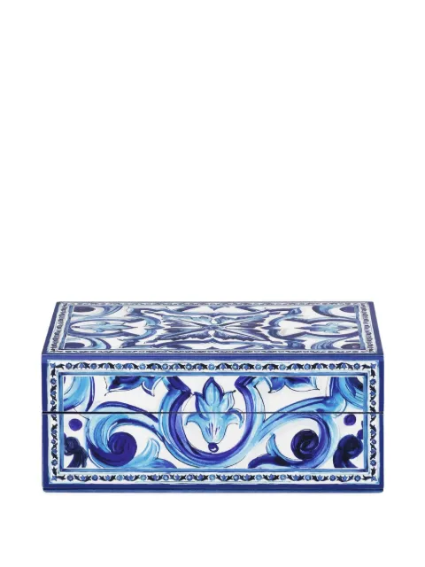 Dolce & Gabbana small decorated trinket box (17.5cm x 12cm)