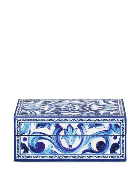Dolce & Gabbana small decorated trinket box (17.5cm x 12cm)