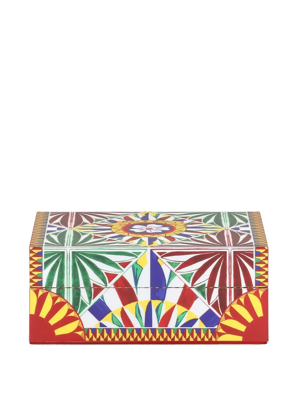 Dolce & Gabbana decorated trinket box (17.5cm x 12cm) - ホワイト Dolce & Gabbana decorated trinket box (17.5cm x 12cm) - ホワイト