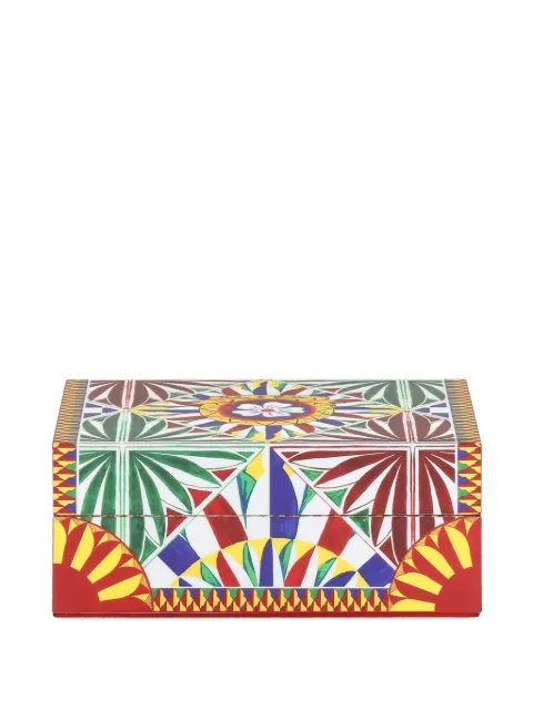 Dolce & Gabbana decorated trinket box (17.5cm x 12cm)