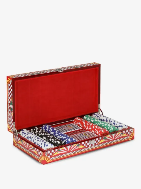 Dolce & Gabbana decorated poker set (39.7 cm x 20cm)