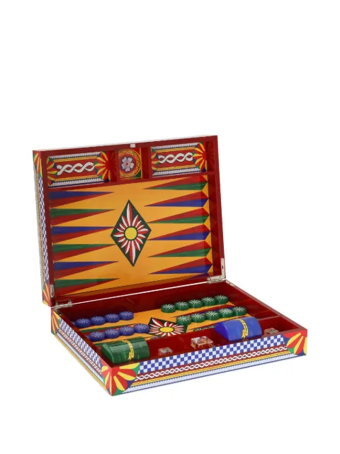 Dolce & Gabbana backgammon box (37cm x 28.5cm)