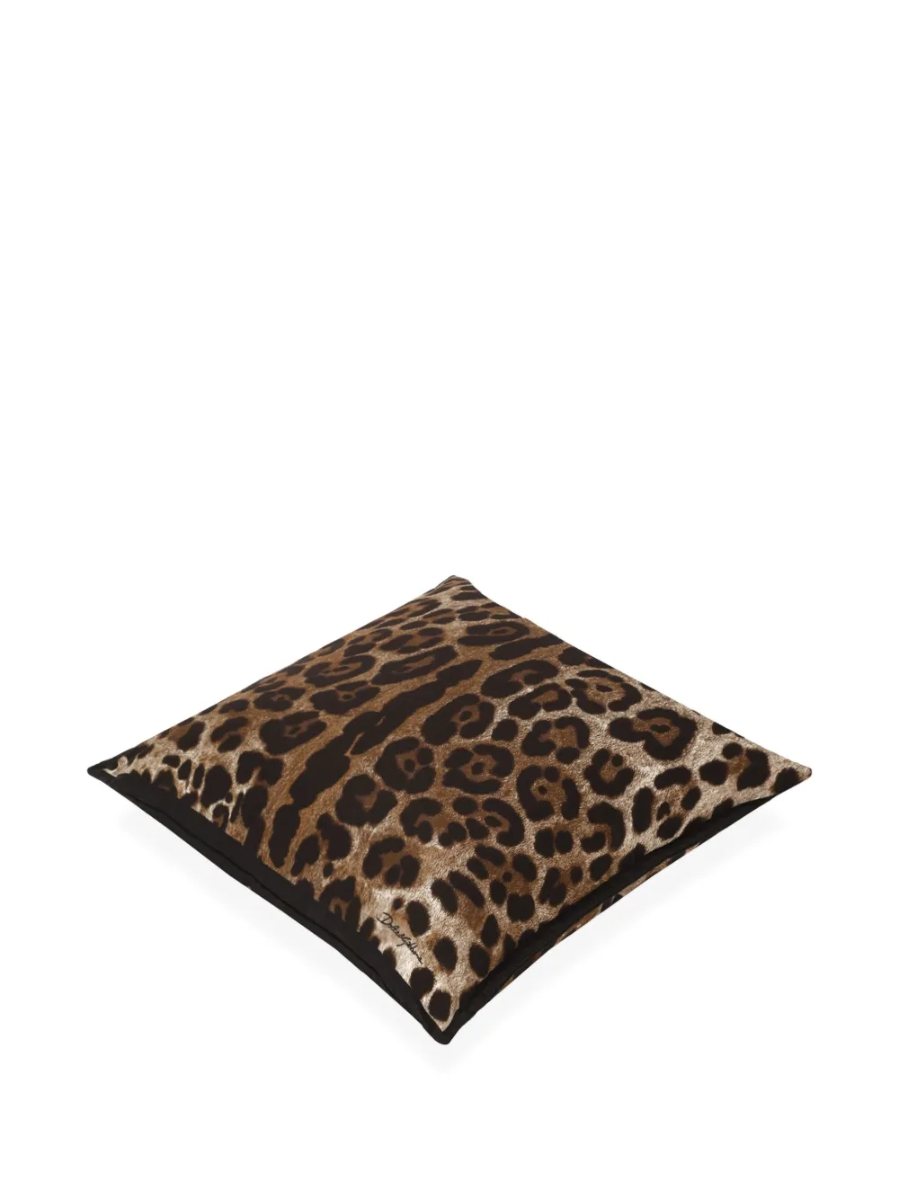 Dolce & Gabbana small leopard canvas cushion (45cm x 45cm) | Coussins | Image 2