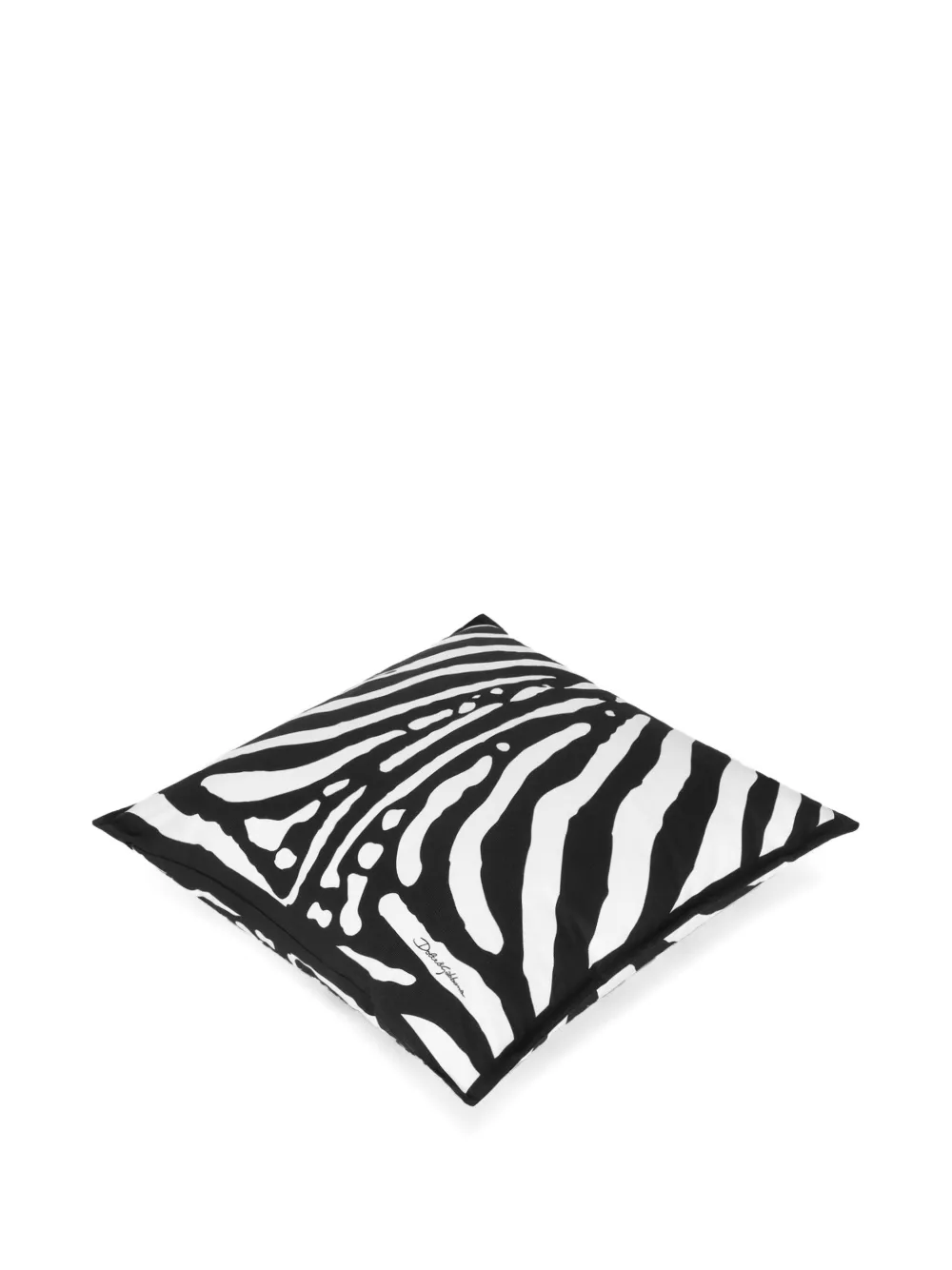 Dolce & Gabbana medium zebra-print canvas cushion (50cm x 50cm) | Cushions | Image 2