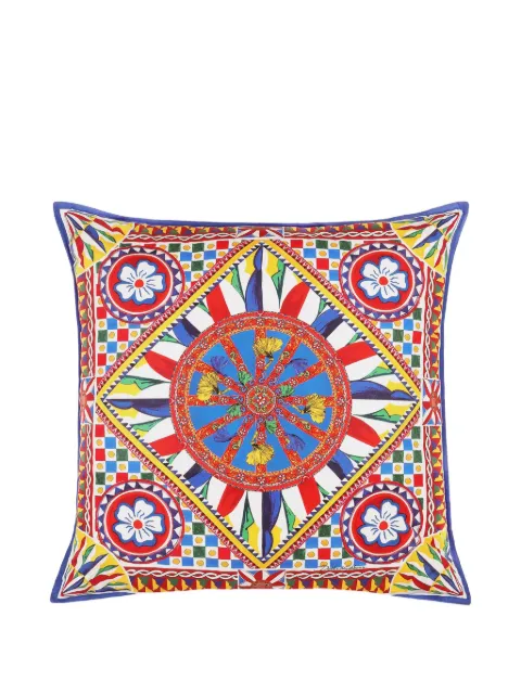 Dolce & Gabbana large patterned cushion (75cm x 75cm)