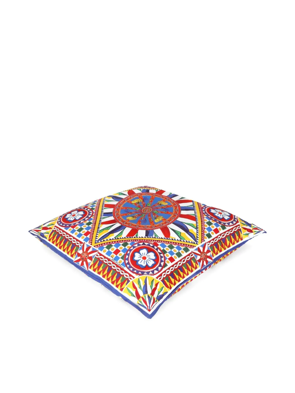 Dolce & Gabbana large patterned cushion (75cm x 75cm) | Cushions | Image 2
