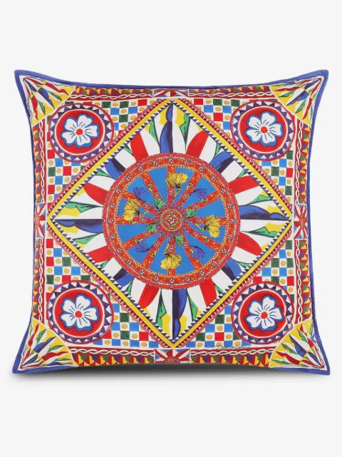 Dolce & Gabbana large patterned cushion (75cm x 75cm)