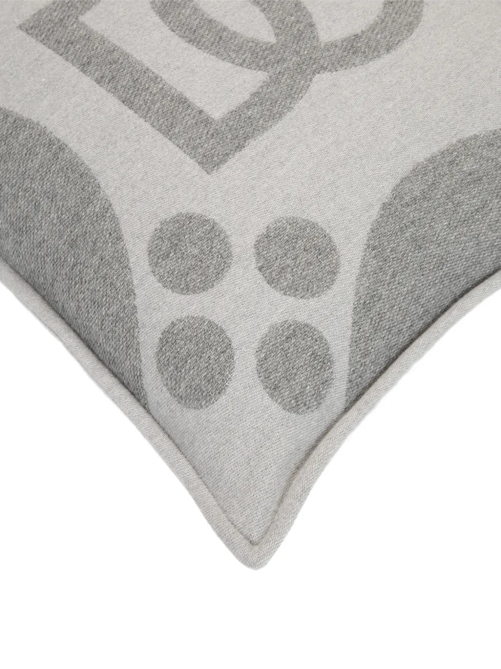  Dolce & Gabbana Jacquard Cushion - Grey 