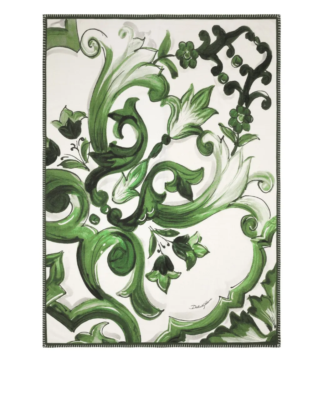 Dolce & Gabbana Maiolica-print blanket (180cm x 140m) | Blankets & Throws | Image 2