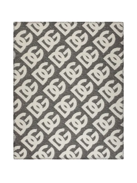 Dolce & Gabbana logo-pattern blanket