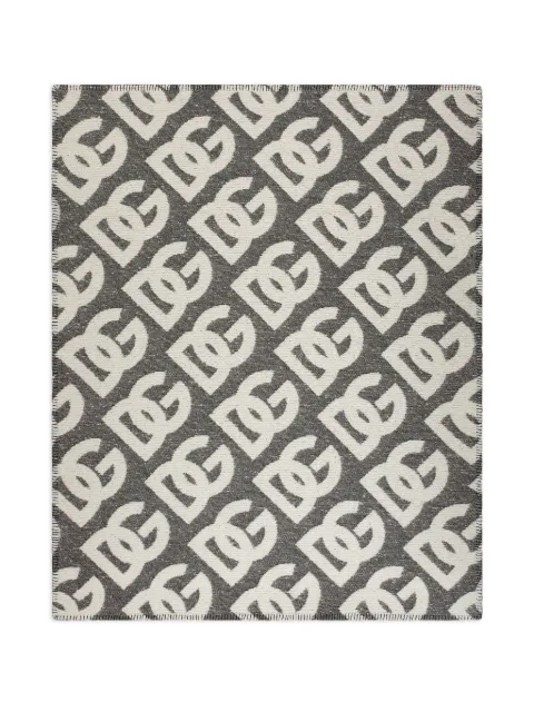 Dolce & Gabbana logo-pattern blanket
