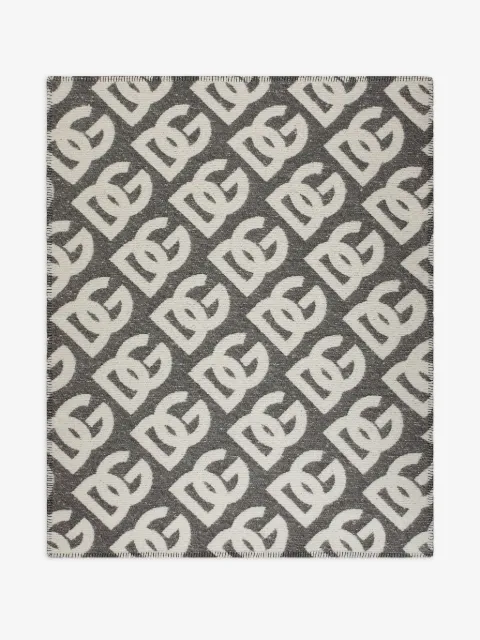 Dolce & Gabbana logo-pattern blanket