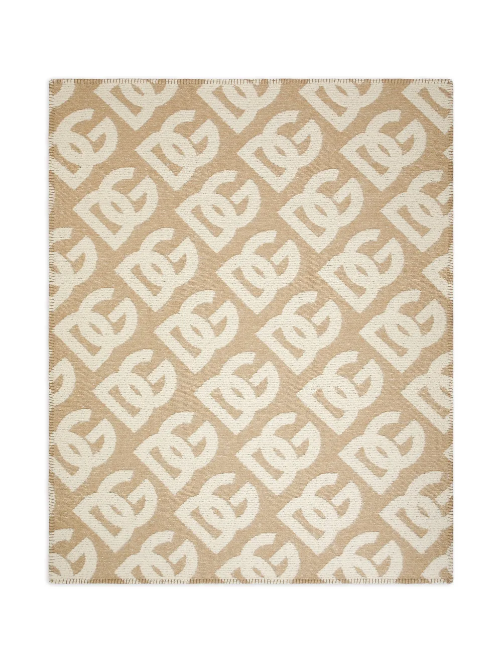 Dolce & Gabbana patterned blanket | Neutrals | Image 1