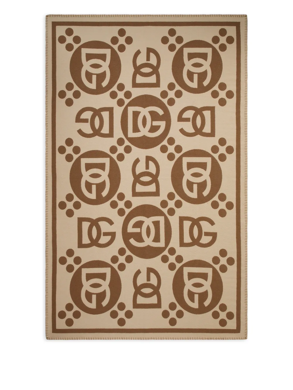 Dolce & Gabbana jacquard blanket | Neutrals | Image 1