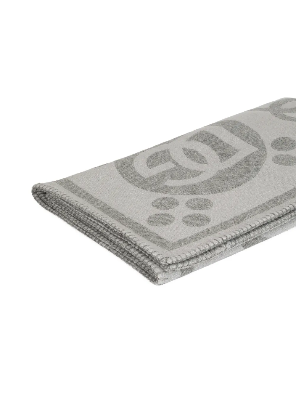  Dolce & Gabbana Jacquard Blanket - Grey 
