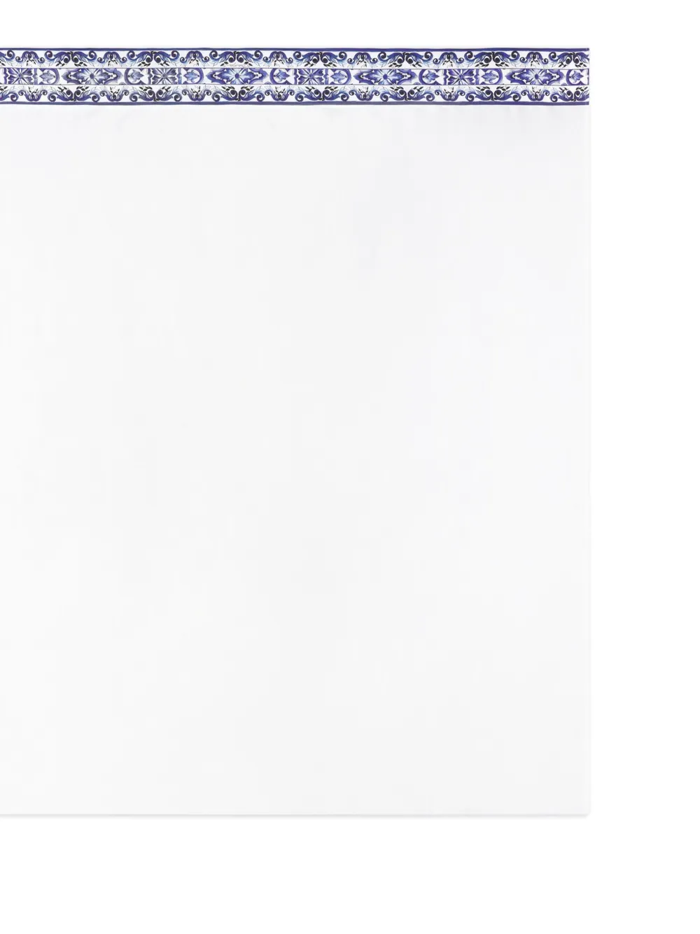 Dolce & Gabbana Cotton Sateen Flat Sheet - White 