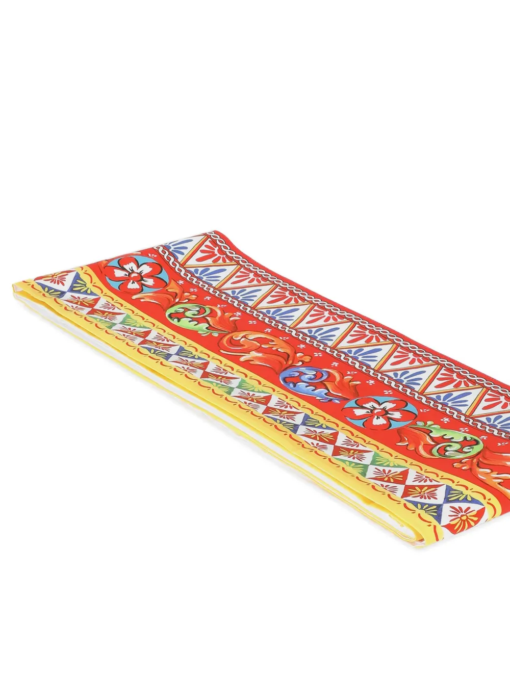 Dolce & Gabbana Sateen Printed Sheet (300cm X 300cm) In White