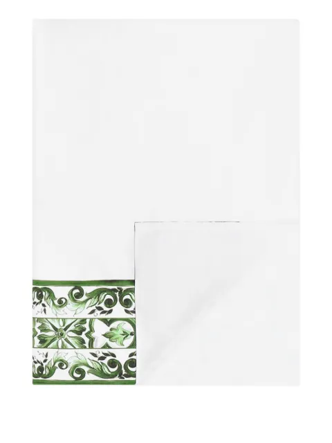 Dolce & Gabbana Maiolica-print sateen sheet (300cm x 300cm)