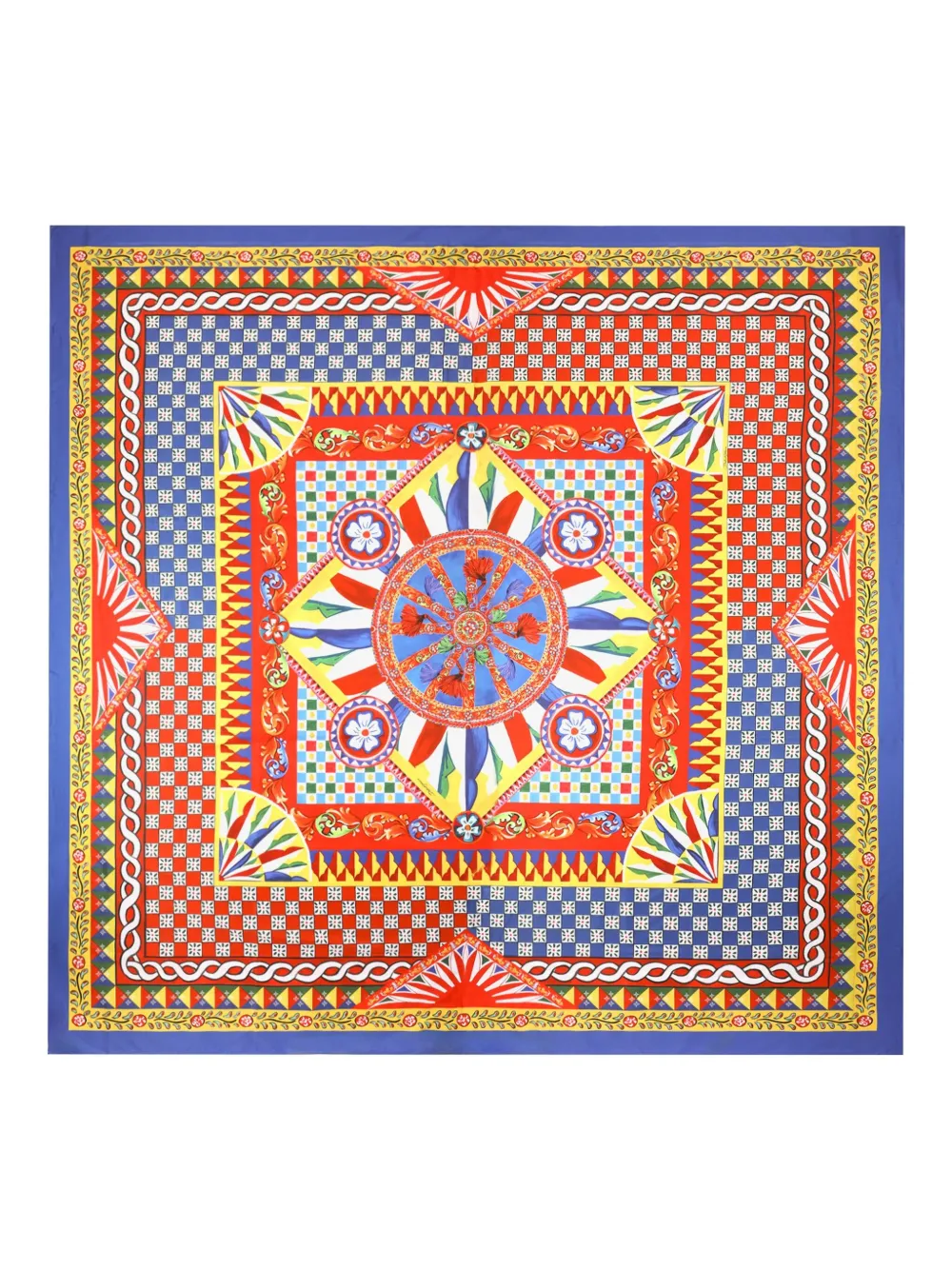 Dolce & Gabbana Satinlaken Mit Print (260cm X 280cm) In Multi