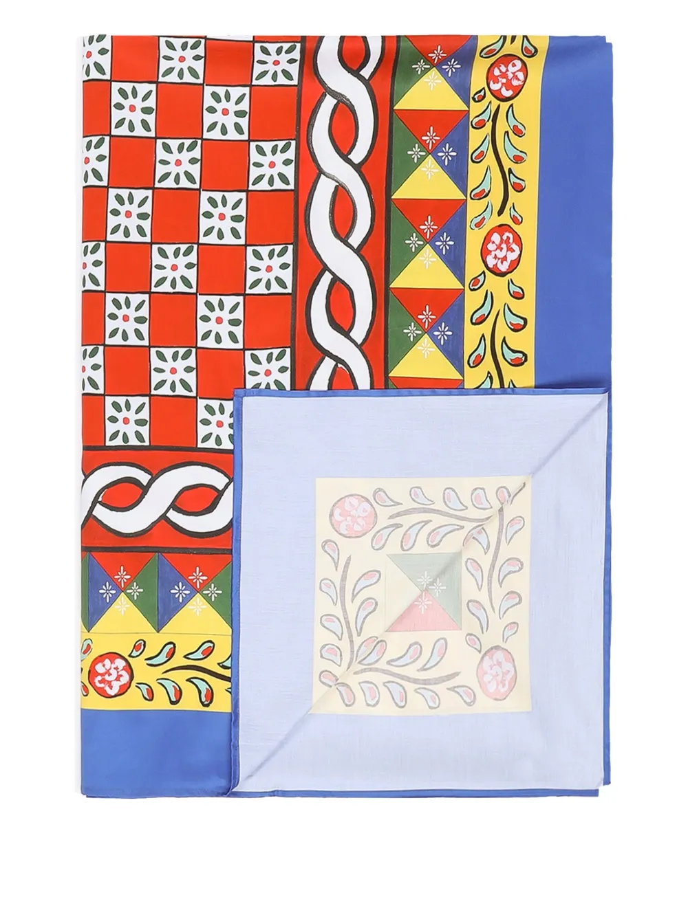 Dolce & Gabbana Satinlaken Mit Print (260cm X 280cm) In Multi