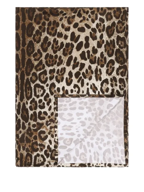 Dolce & Gabbana leopard-print sateen sheets ( 260cm x 280cm)