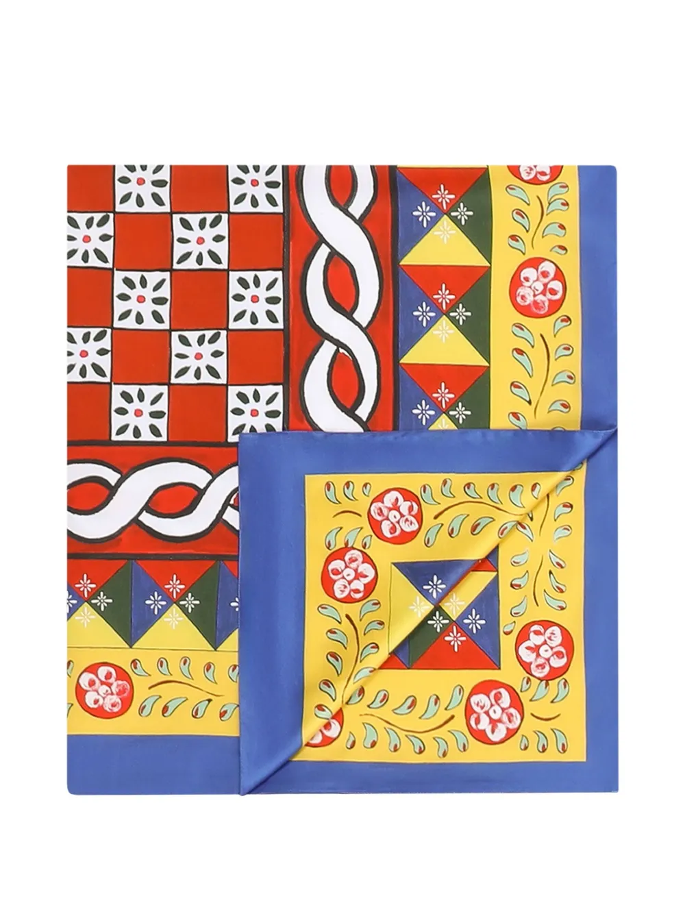 Dolce & Gabbana Cotton Duvet Cover (260cm X 220cm) In Multi