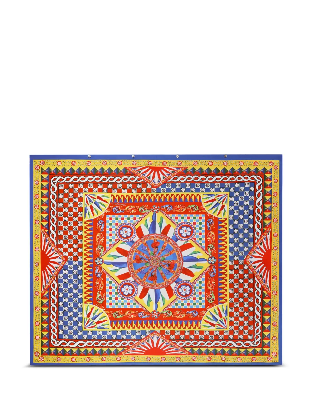 Dolce & Gabbana Cotton Duvet Cover (260cm X 220cm) In Multi