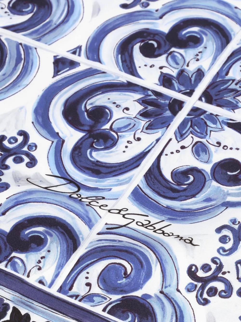 Dolce & Gabbana Kissenbezüge Aus Baumwolle (2er-set) In Blue